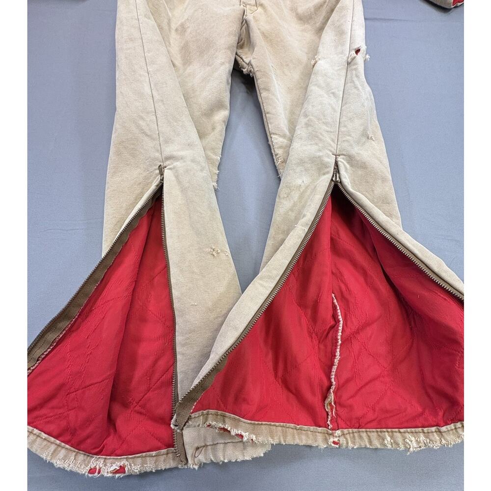 Vintage Key Imperial Insulated Canvas Coveralls Kids Size 16 Reg Workwear USA - Picture 10 of 16